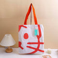 Big-eared Dog Shopping Bag - Orange