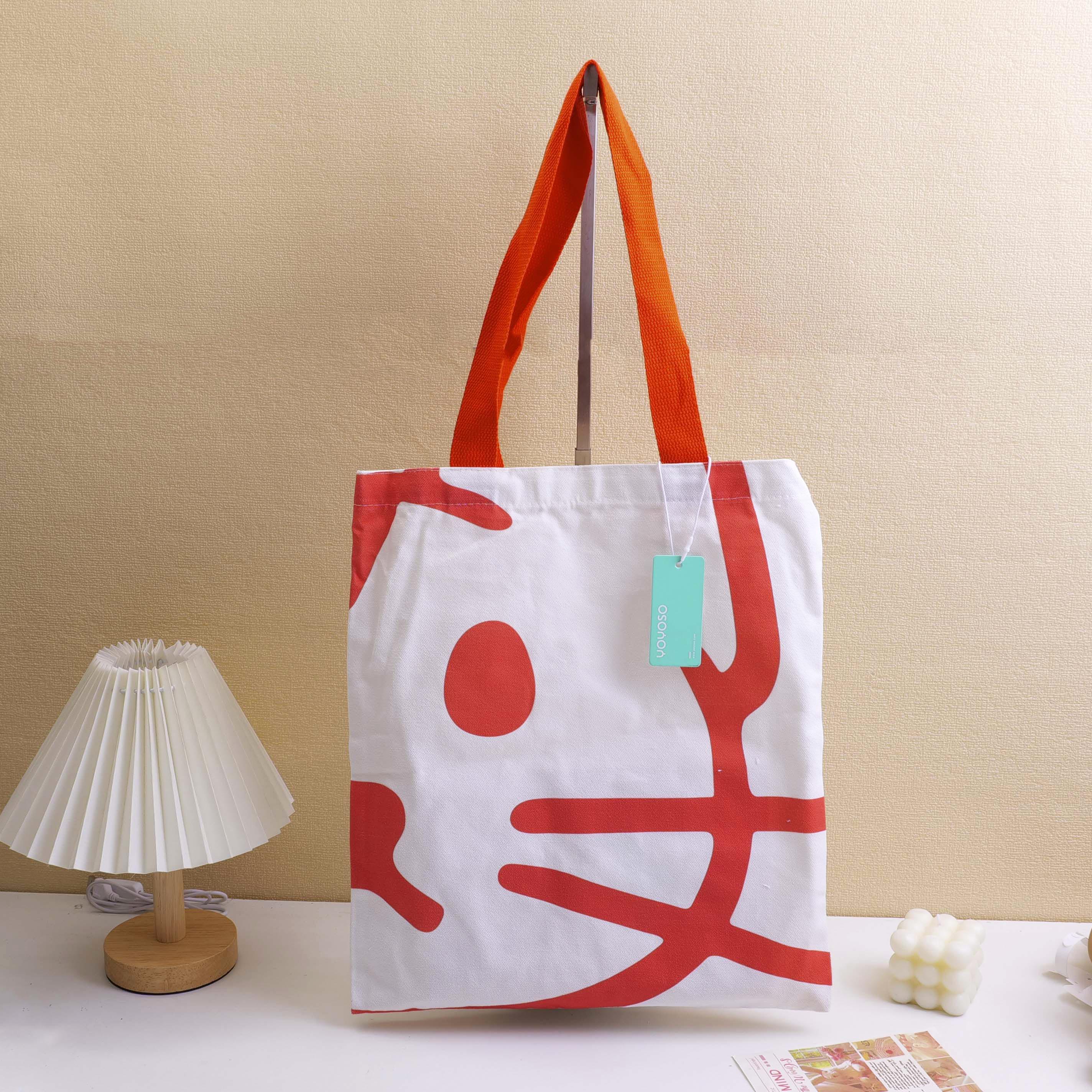 Big-eared Dog Shopping Bag - Orange