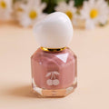 Mountain Dark Blue Oil-based Nail Polish - Milk Tea Shimmering Nude