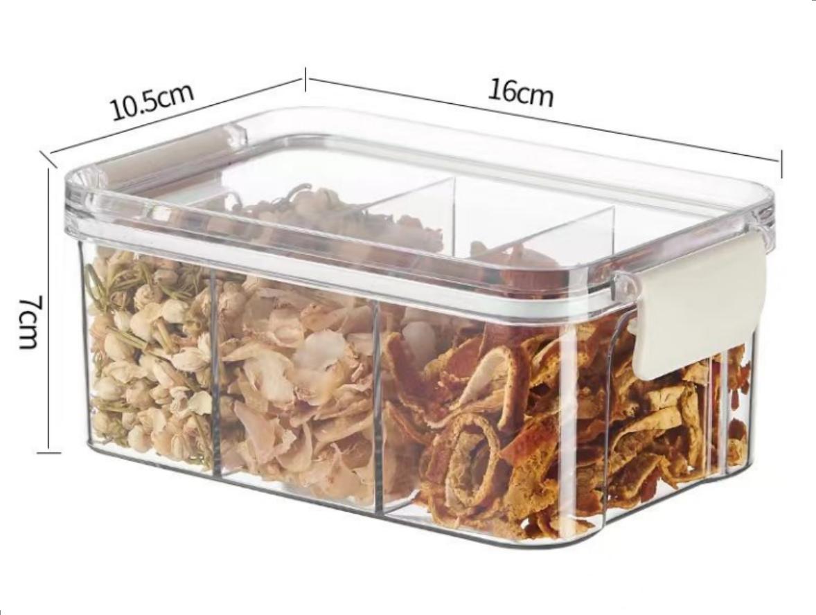 PET Partition Sealed Jar 680ML - 3