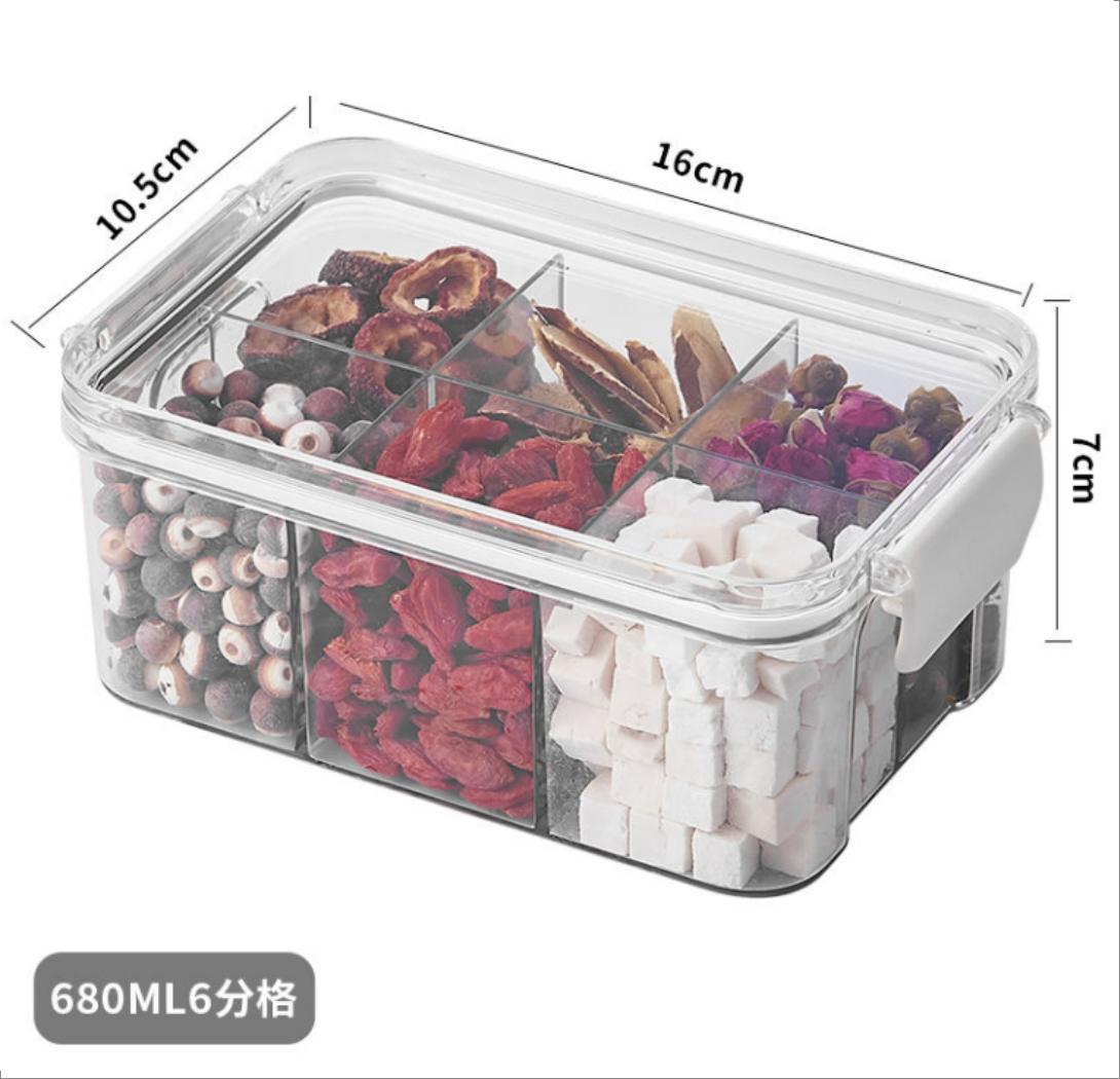 PET Partition Sealed Jar 680ML - 5