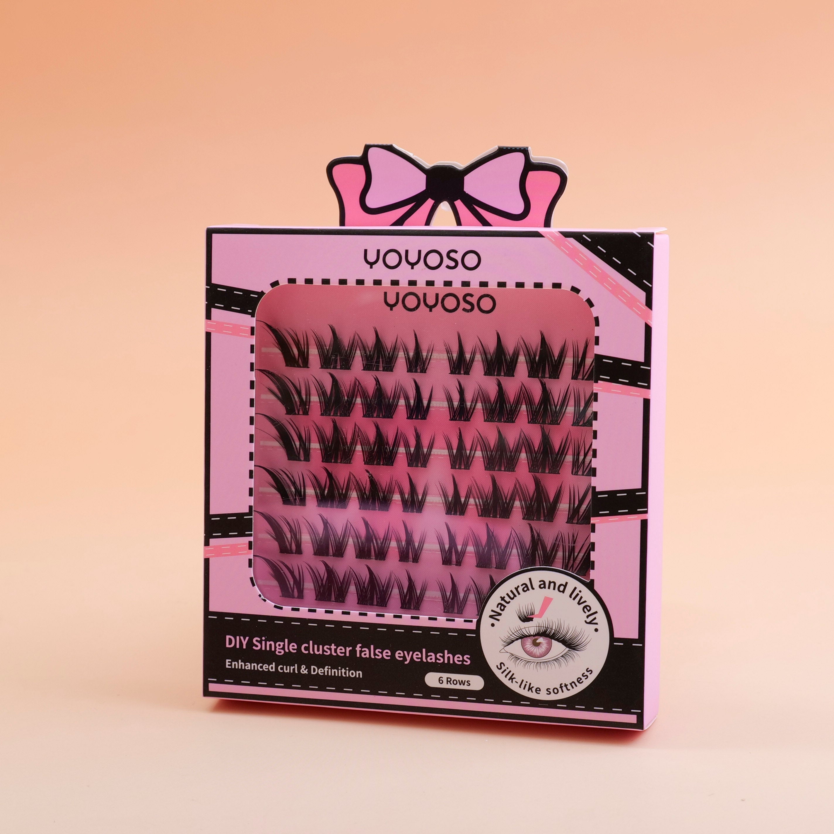 Mixed-blood Fox-style · Single Cluster False Eyelashes