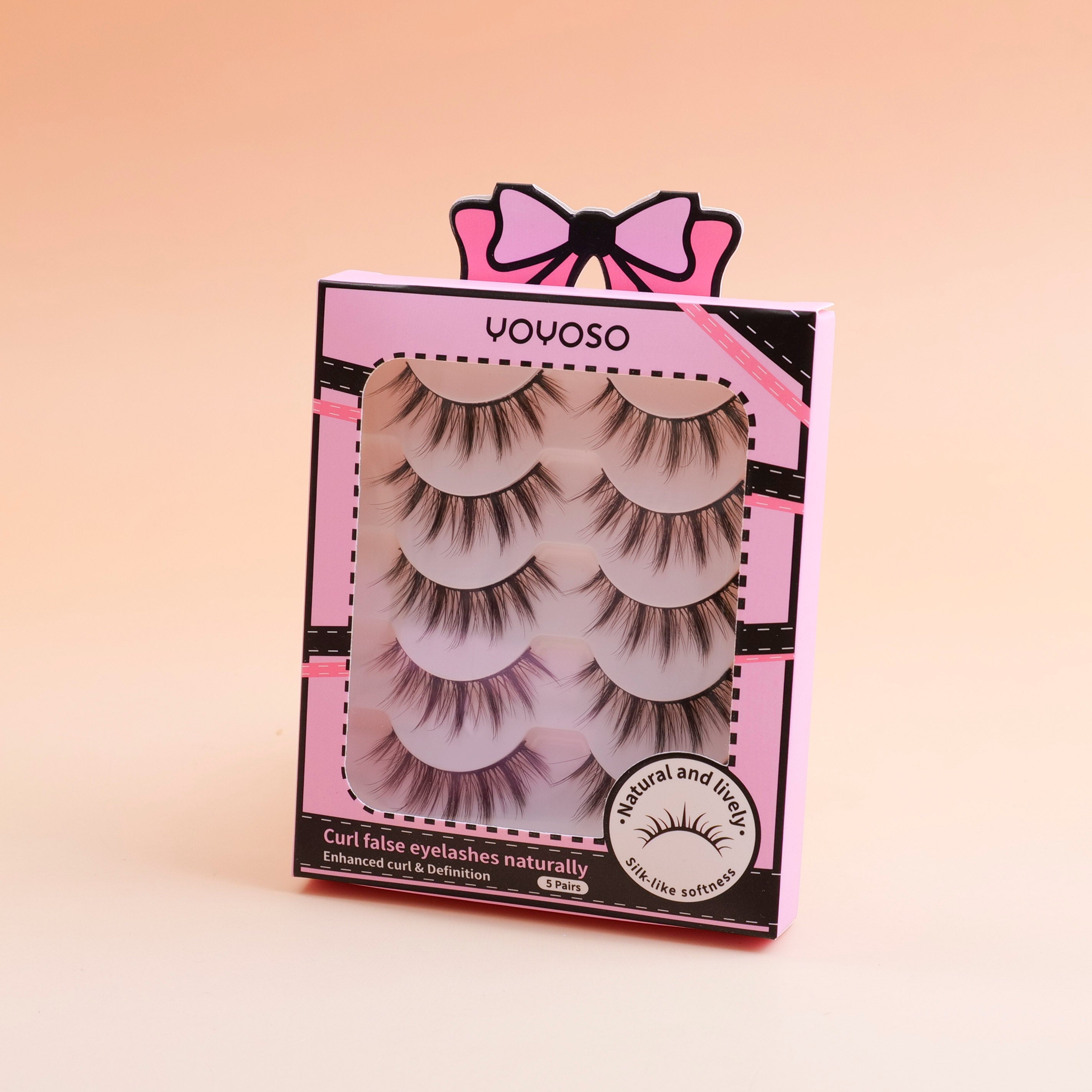 Butterfly False Eyelashes · 5 Pairs Pack