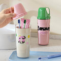 Dopamine Travel Toiletry Cup - Cream Color