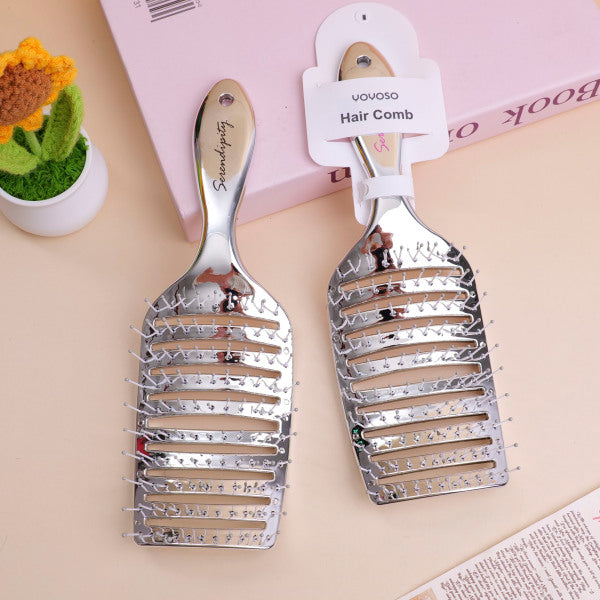 Electroplated Silver Series Dry and Wet Dual-use Comb