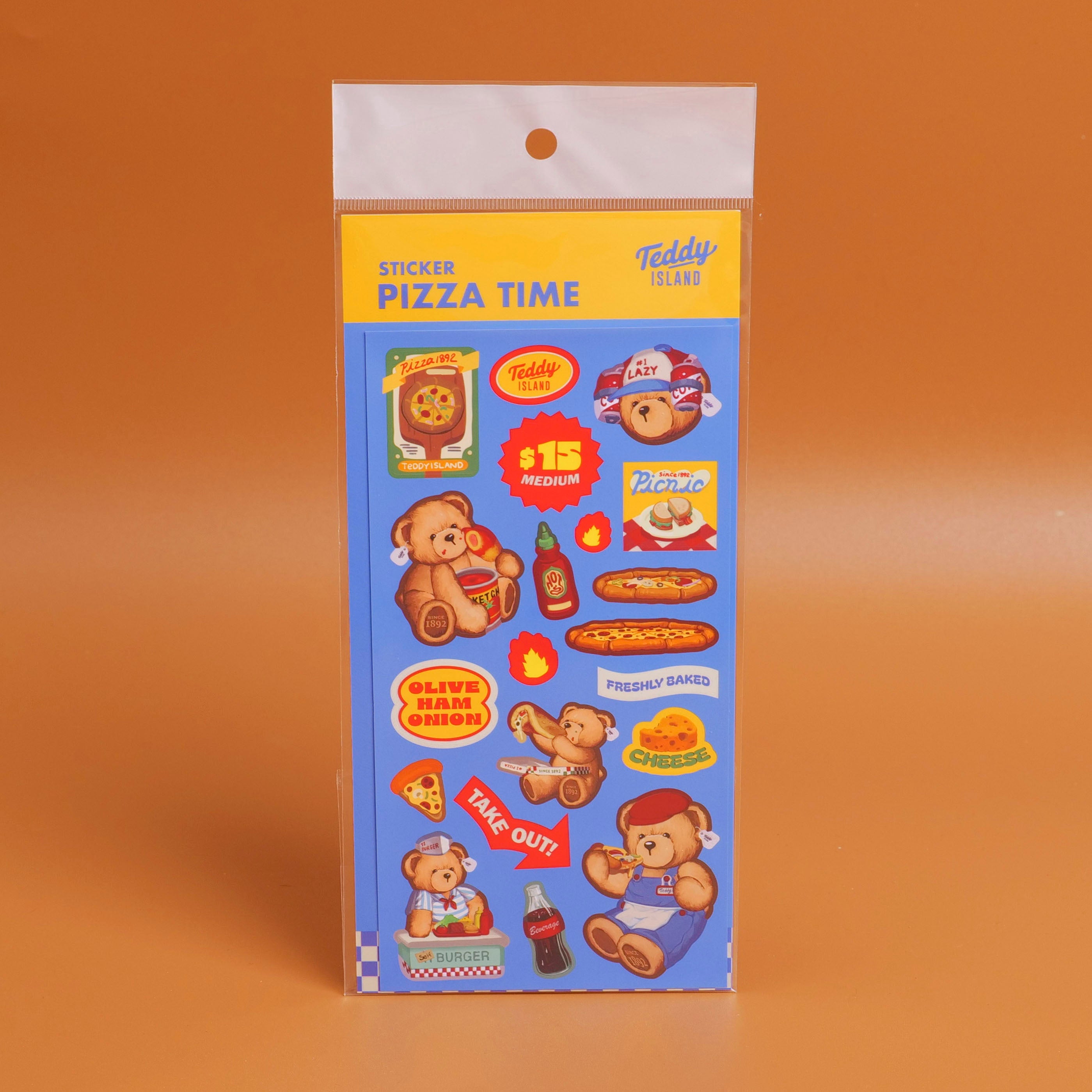 TEDDY ISLAND Series - Daily Life Stickers