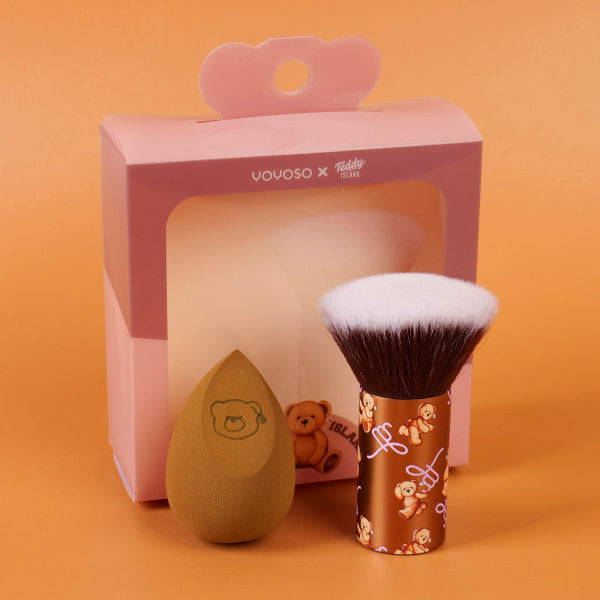 TEDDY ISLAND Series Foundation Makeup Combination Set 2pcs