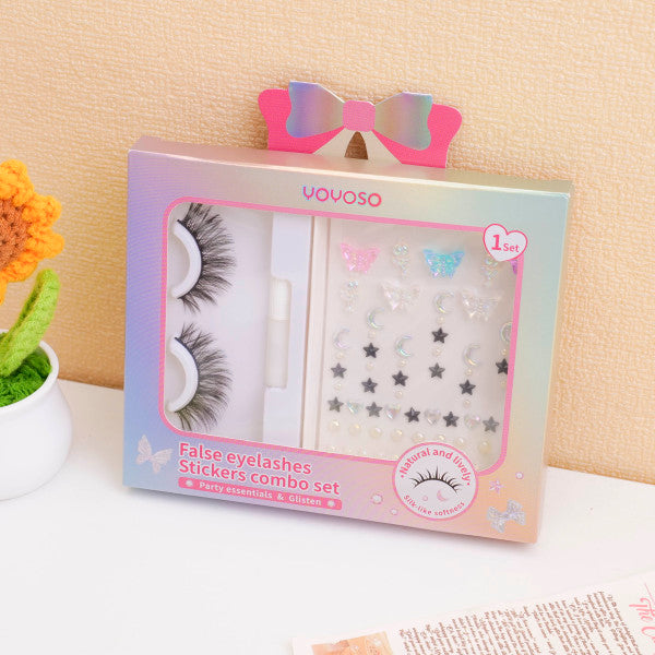 Dense 5D Elastic Curl Eyelash Sticker Pair Set