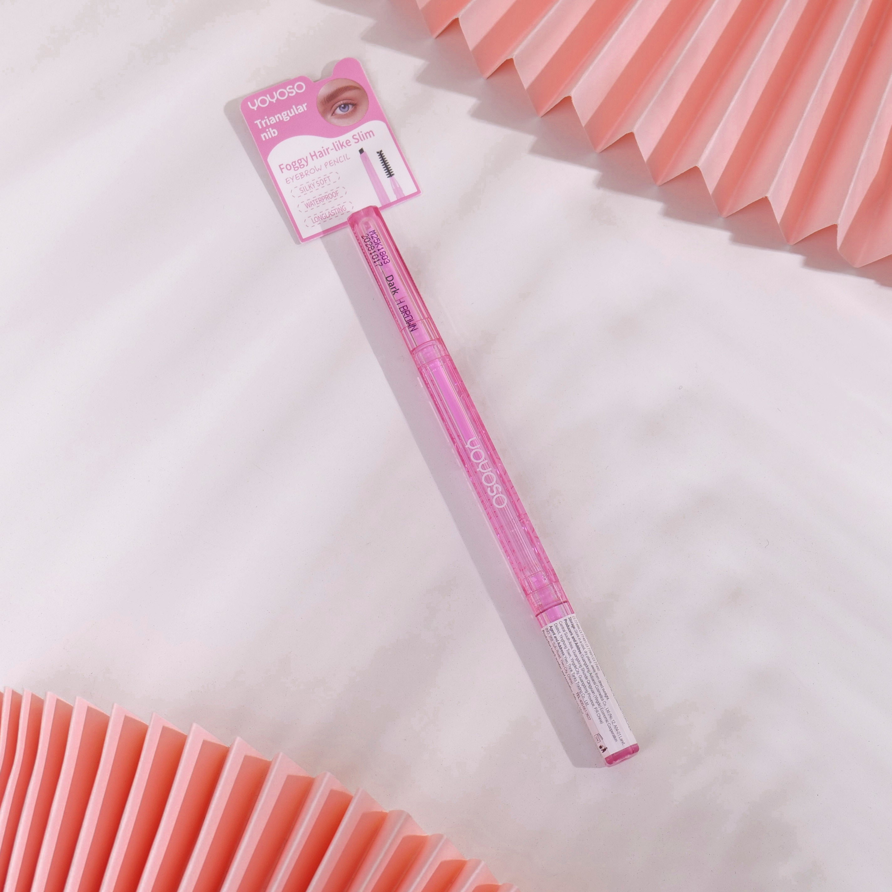 Foggy Hair-like Slim Eyebrow Pencil - Dark Brown