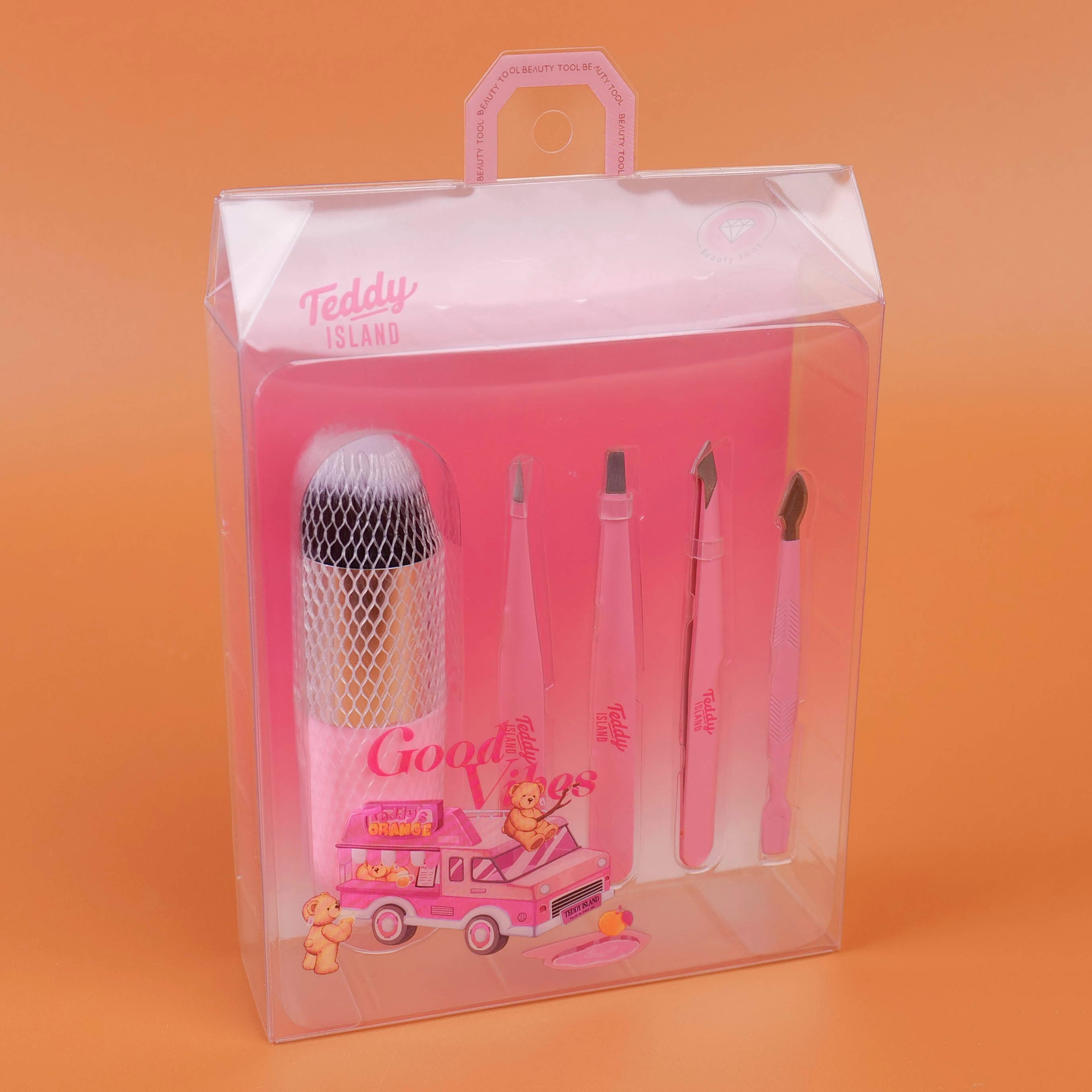 TEDDY ISLAND Series Light-Face Beauty Kit 5pcs Set