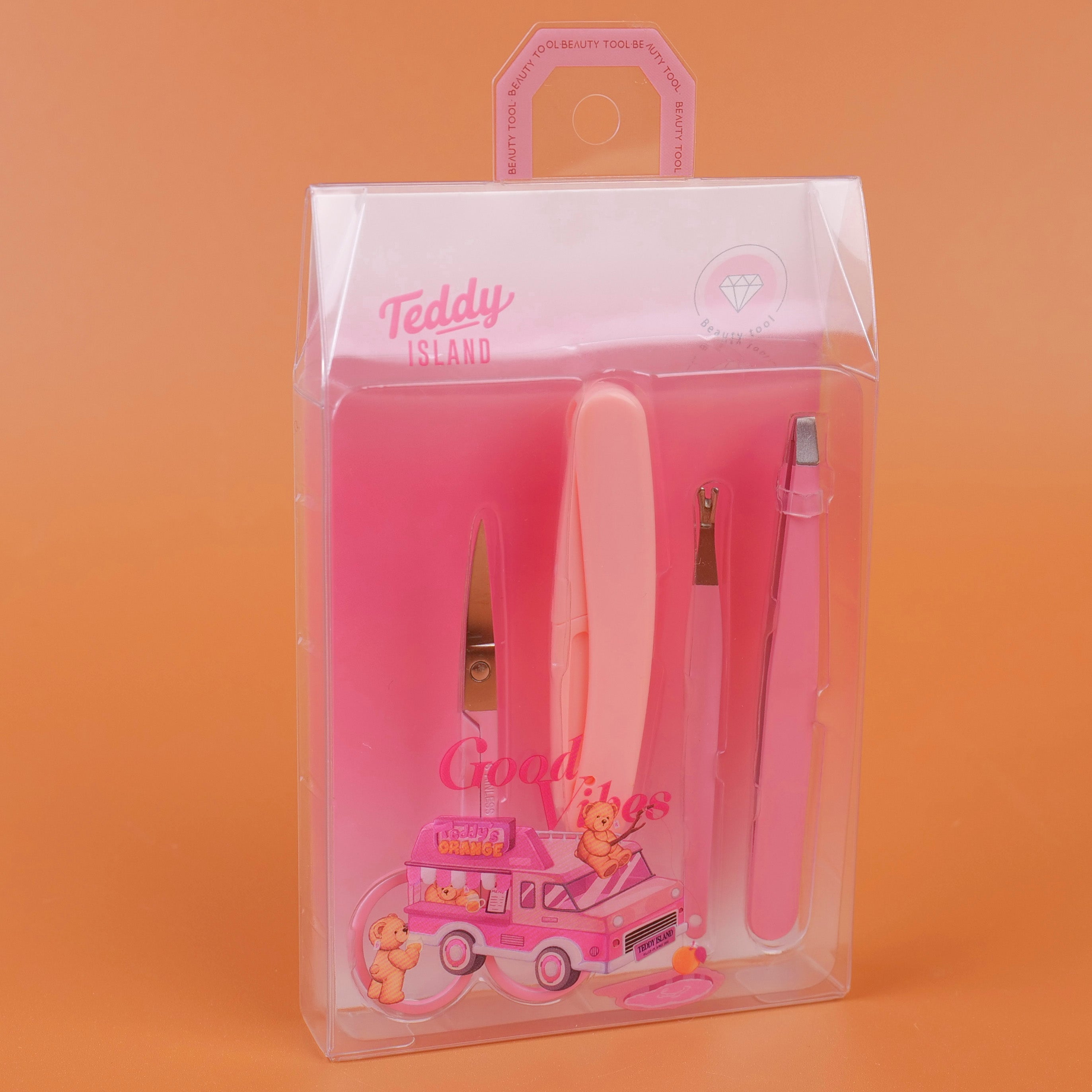 TEDDY ISLAND Series Eyebrow Combo 4pcs Set