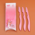 TEDDY ISLAND Series Senseless Folding Eyebrow Razor 3pcs Set