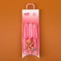 TEDDY ISLAND Series Non-Slip Folding Eyebrow Razor 3pcs Set