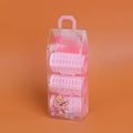 TEDDY ISLAND Series Self-Adhesive Hair Rollers with Clips 3pcs Set