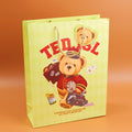 TEDDY ISLAND Series Green Gift Bag L