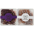 Acrylic Flat Box Business-colored Paper Clips (80 Pcs)