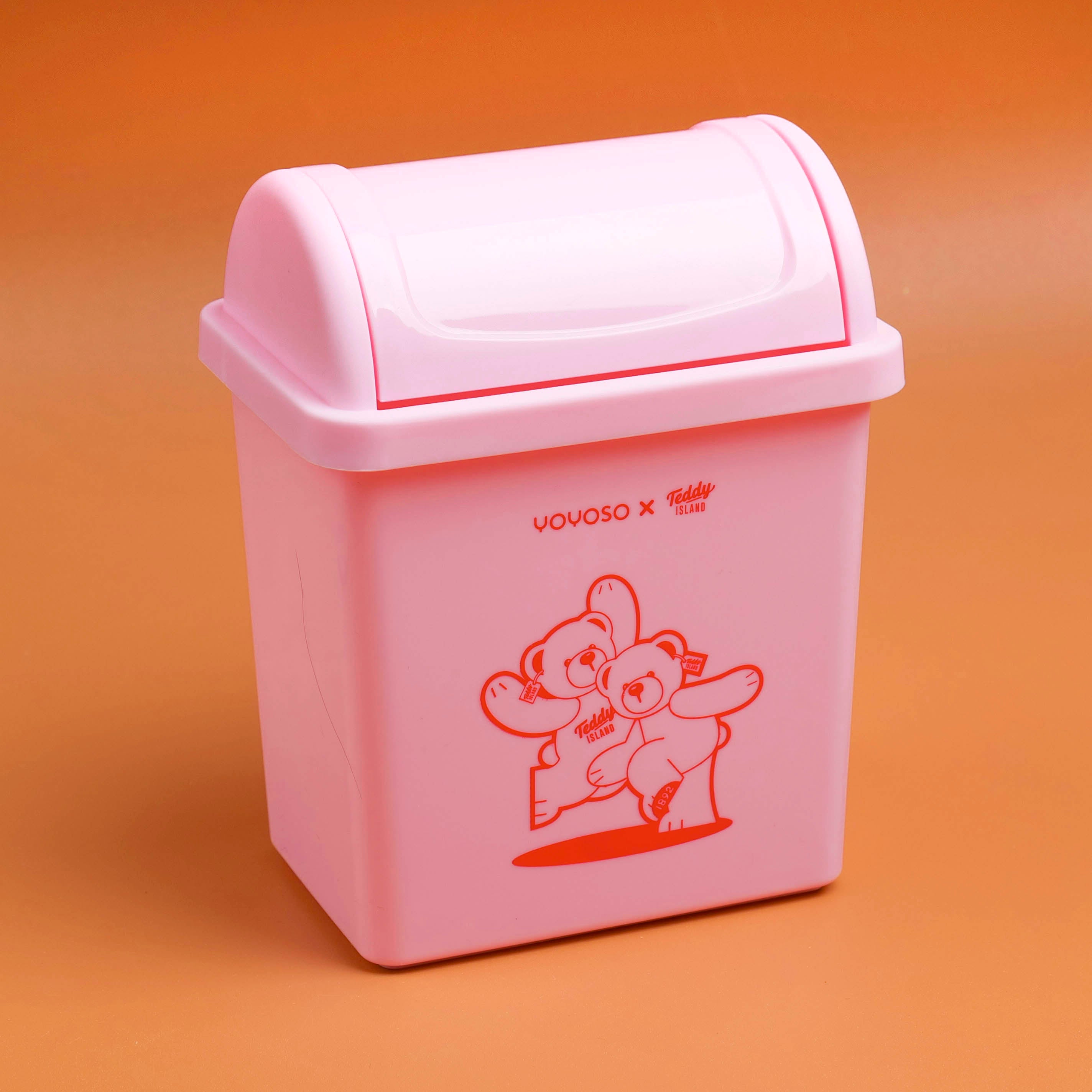 TEDDY ISLAND Series Desktop Trash Can