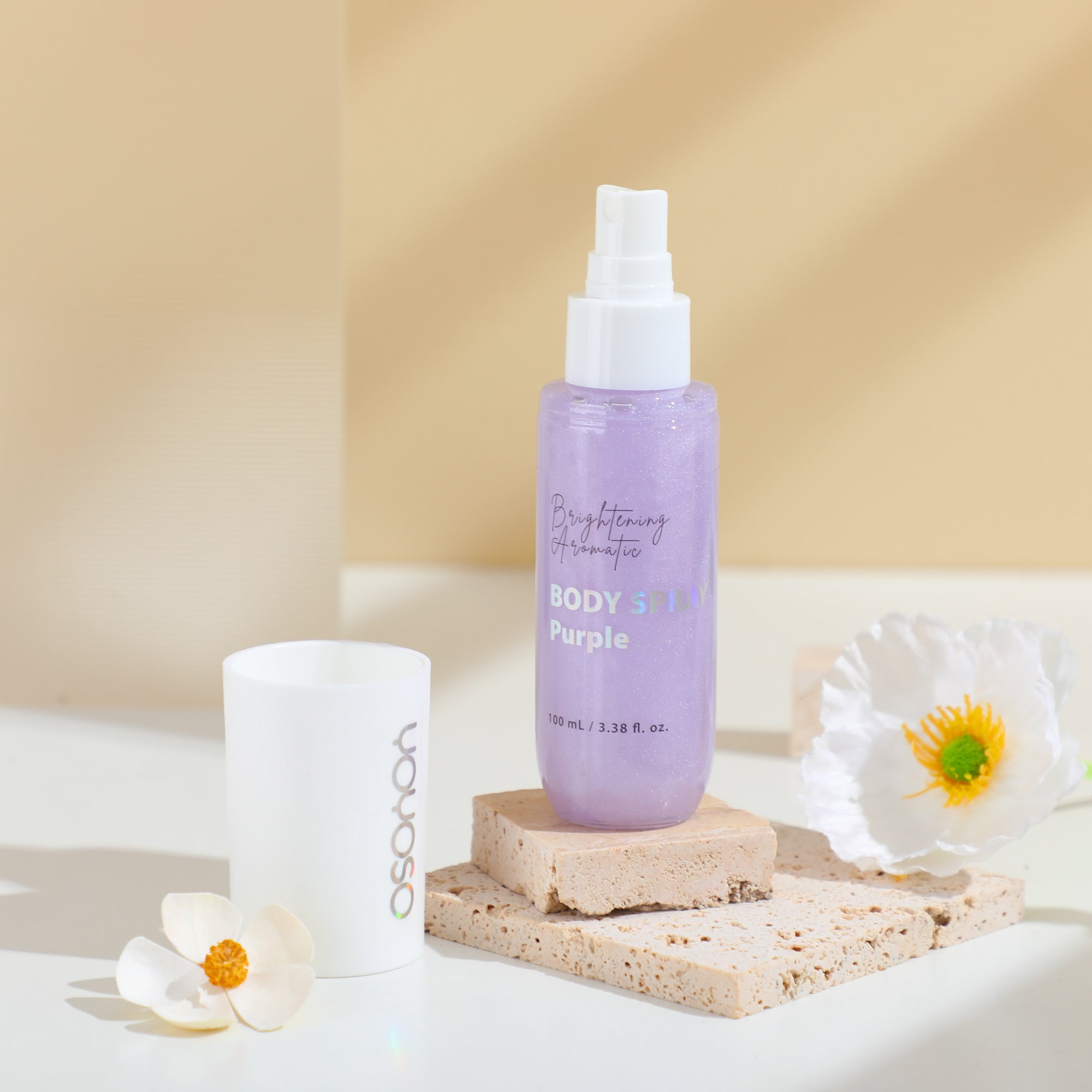 100ml Brightening Aromatic Body Spray (Purple)