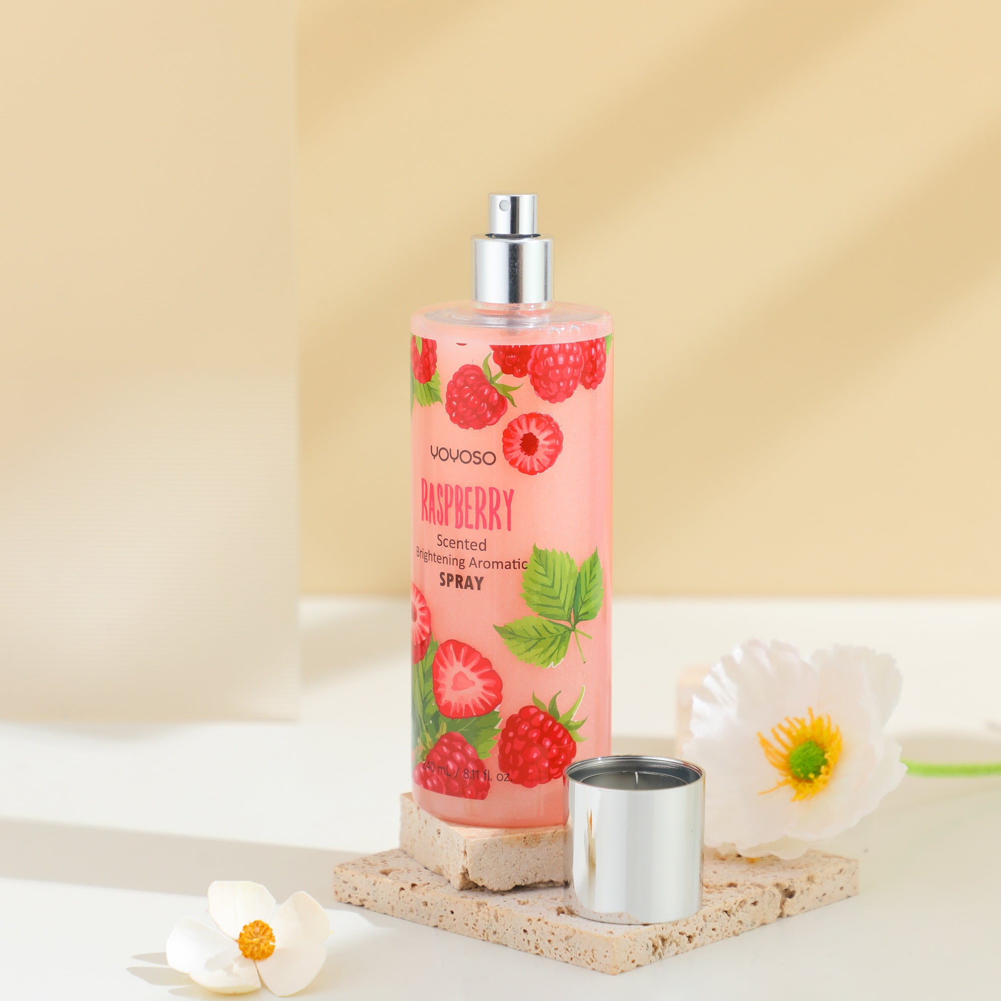 240ml Brightening Aromatic Spray (Raspberry Scented )