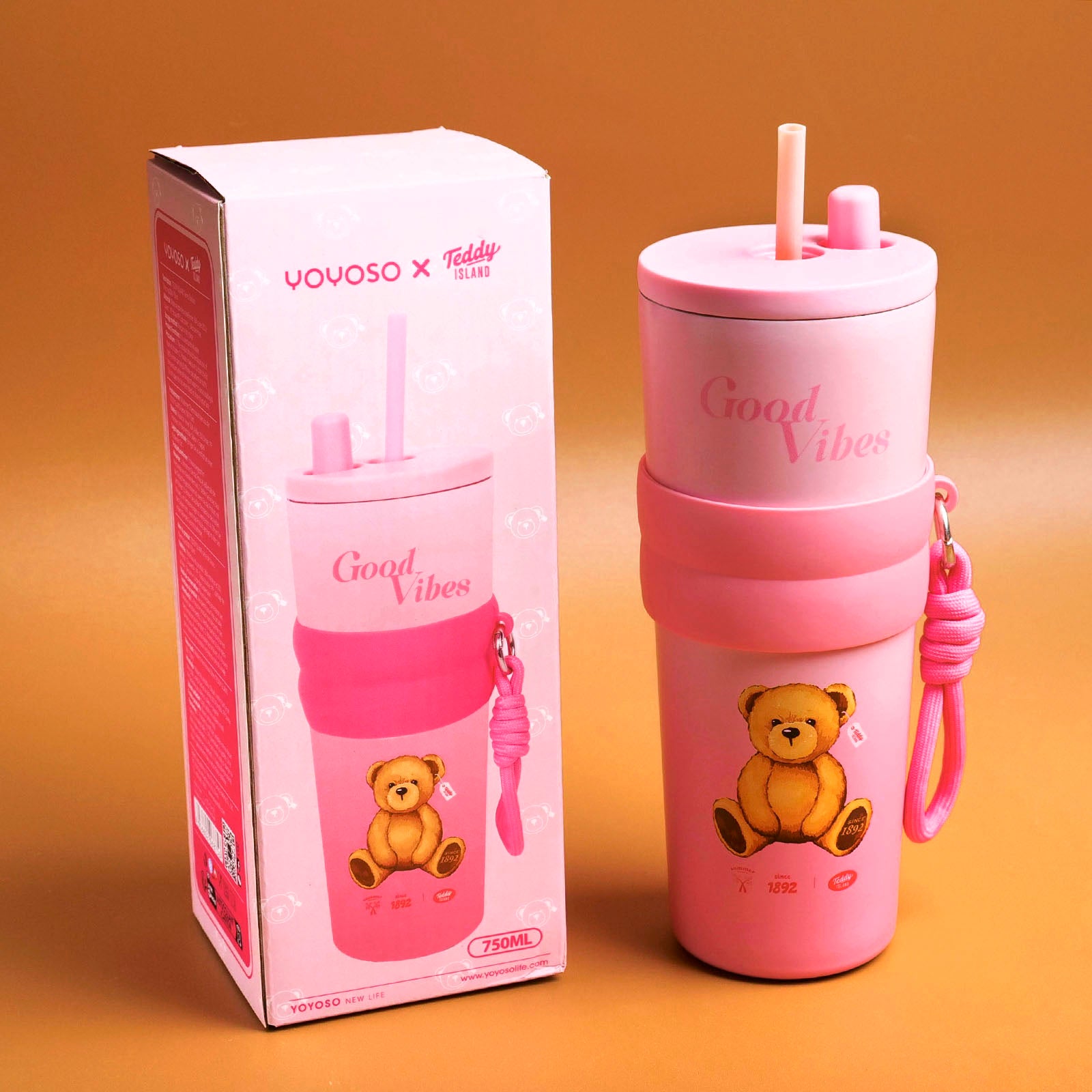 TEDDY ISLAND Series Fashion Thermos008-750ml