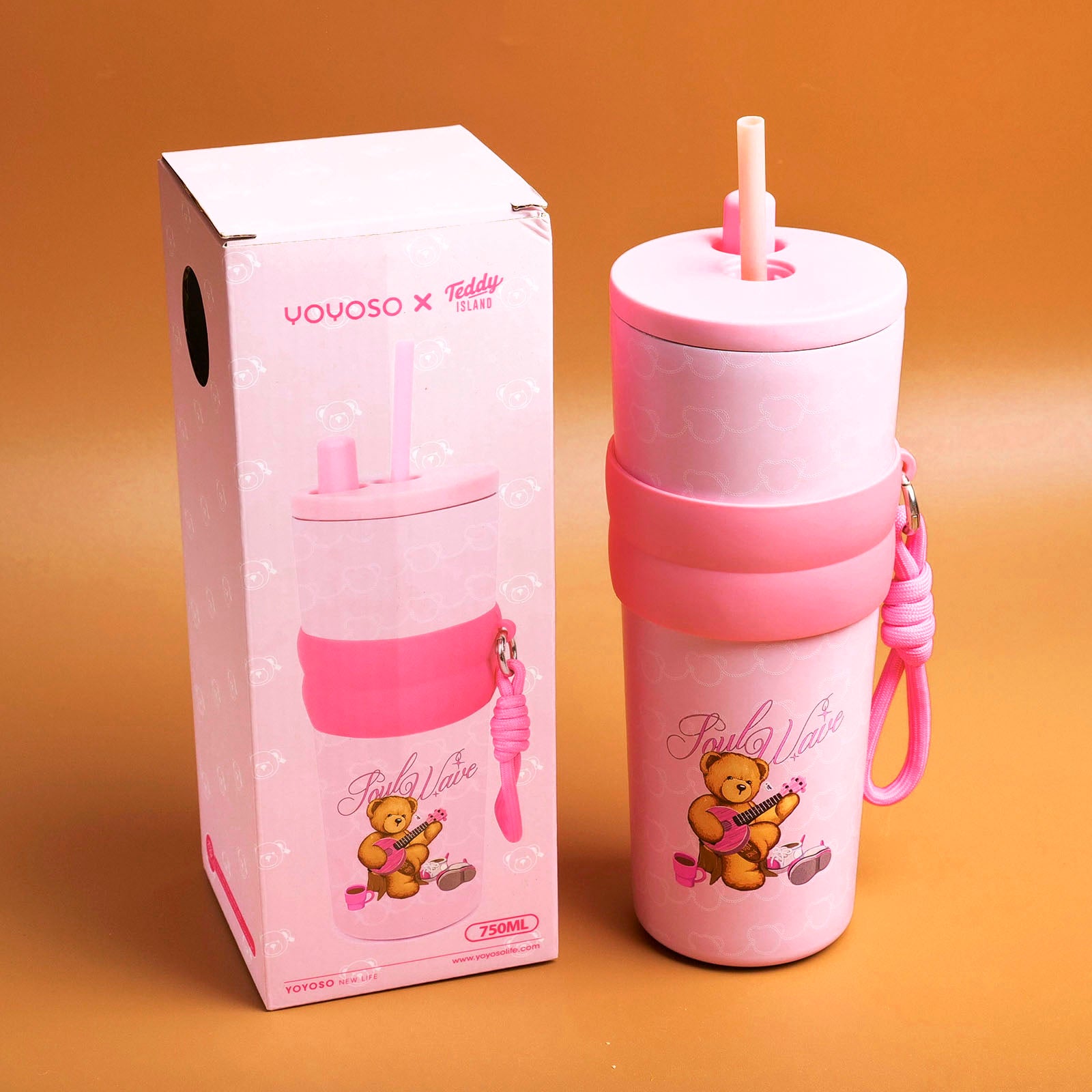 TEDDY ISLAND Series Fashion Thermos009-750ml