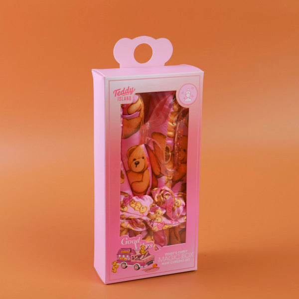 TEDDY ISLAND Series Teddy Bear's Curl Magic Box Hair Curling Set