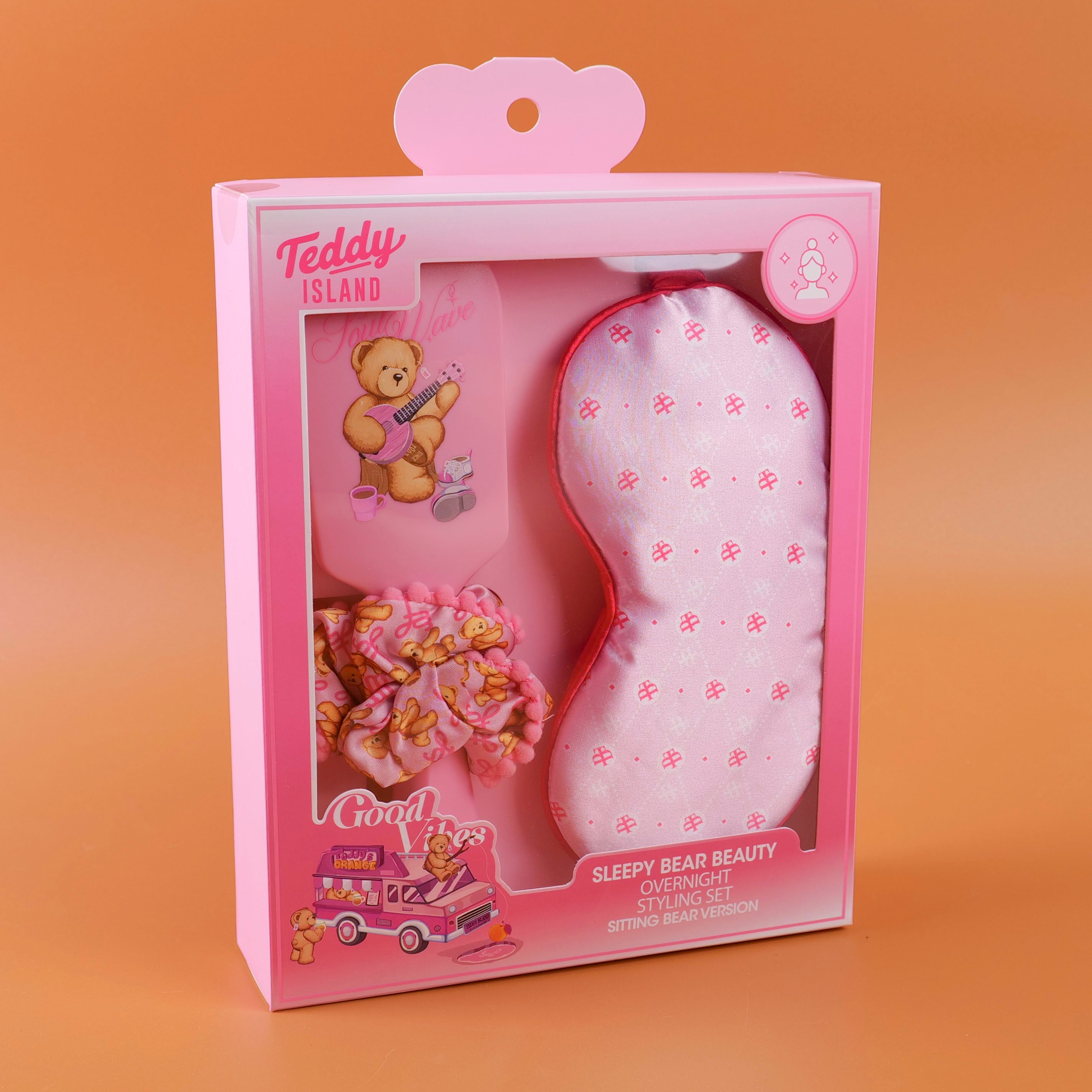 TEDDY ISLAND Series Sleeping Beauty Bear Sleeping Set (Sitting Bear)