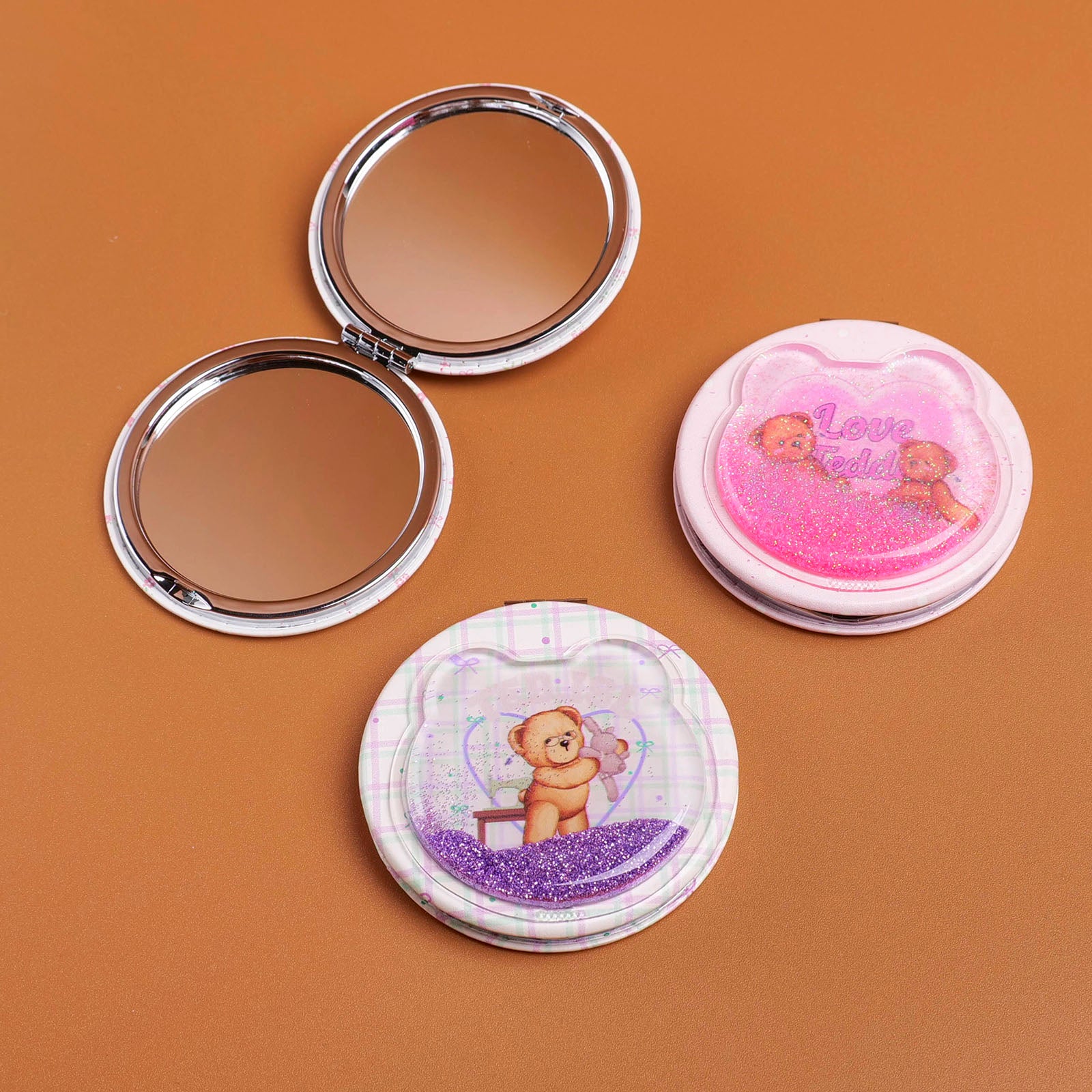 TEDDY ISLAND Series Fresh and soft flowing sand style mirror