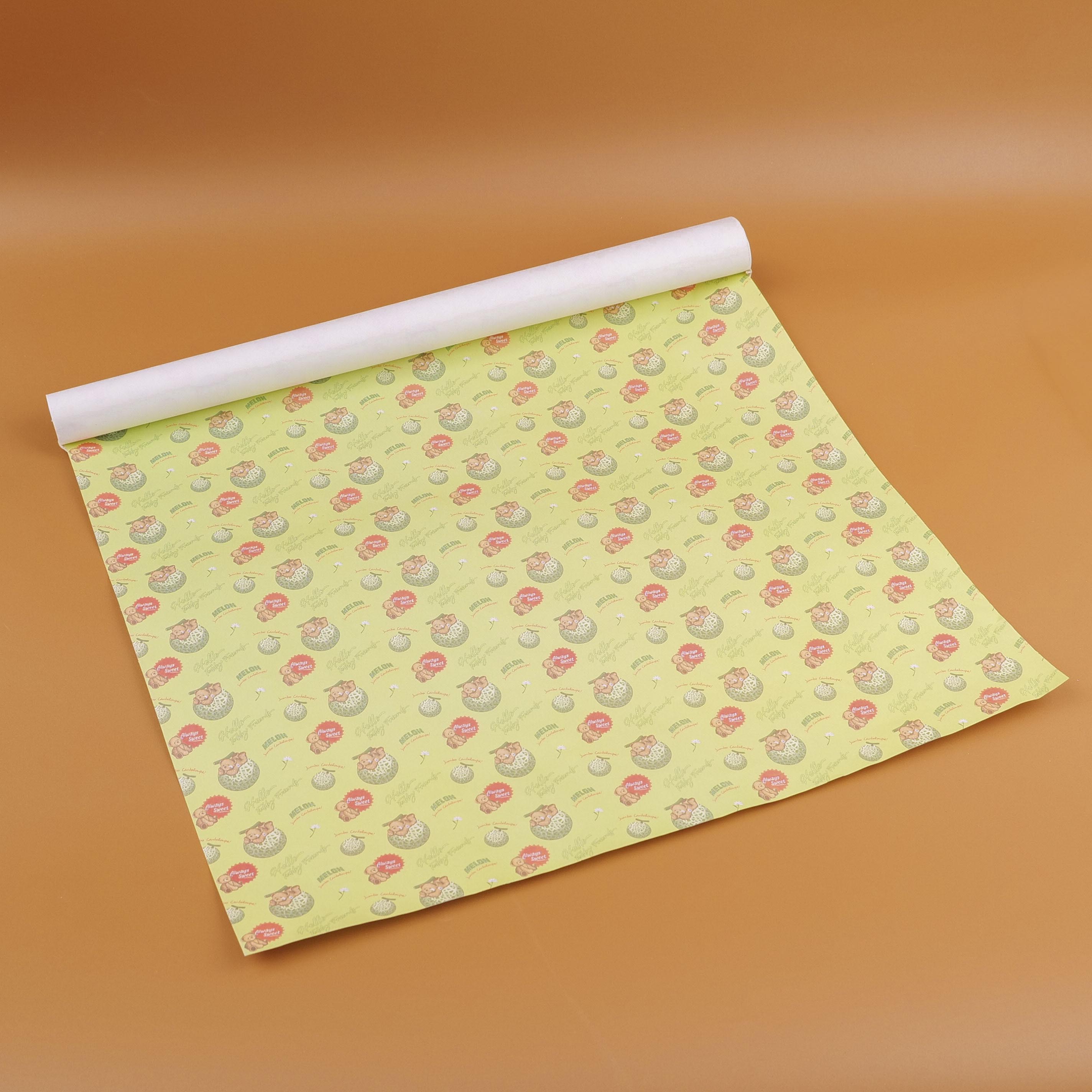 TEDDY ISLAND Series Gold Stamping Summer Packing Paper 50*70cm-2
