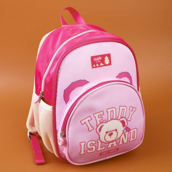 TEDDY ISLAND Series Kids Backpack - Pink
