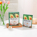 Avocado & Coconut Moisturizing & Smoothing Facial Mask (10 Pieces)