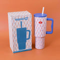 TEDDY ISLAND Series Large-capacity Thermos Cup Model C - 1.2L