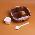 TEDDY ISLAND Lunch Box - 1200ml Coffee