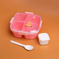 TEDDY ISLAND Lunch Box - 1200ml Pink