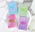 Floral Series Rectangular Liquid Sand Relief Fashion Mirror
