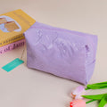 Butterfly octagon cosmetic bag – purple