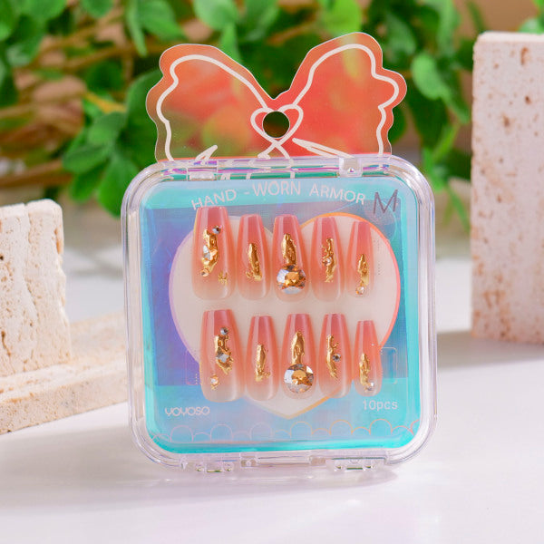 Bowknot Series - Glowing Radiance Press-on Nails
