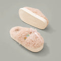 Women's Closed-Toe Slippers with Ribbon Bow Pink 38–39