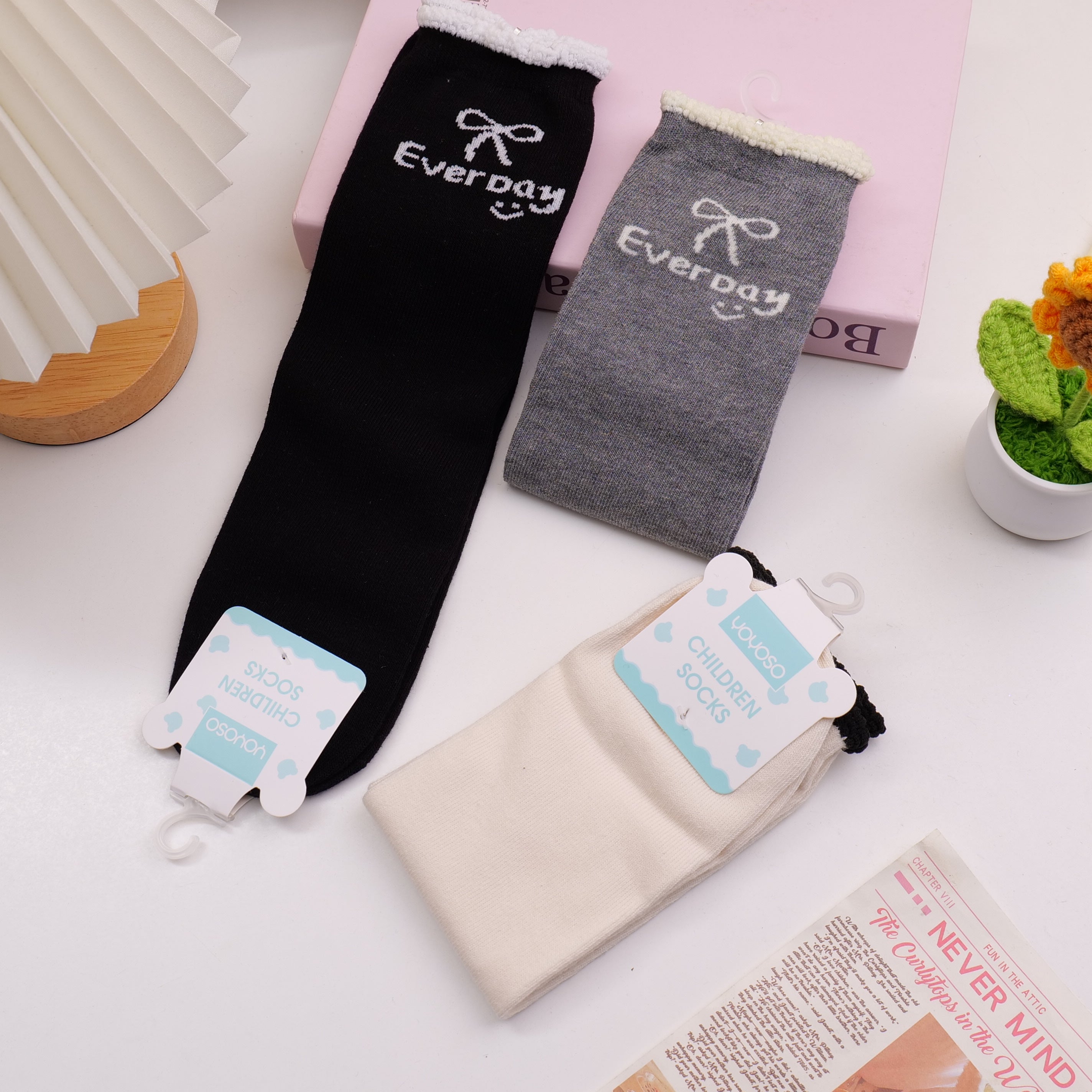 Bowknot Children's Calf Socks
