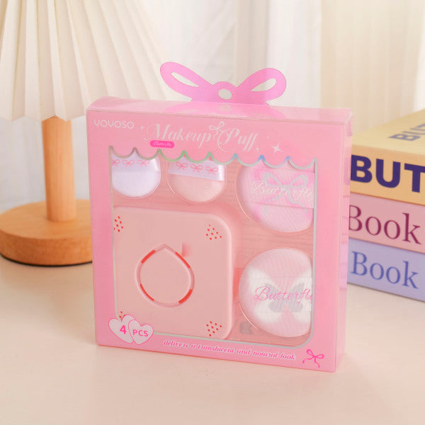 Bowknot Series - Multi-functional Cushion Puffs 4pcs