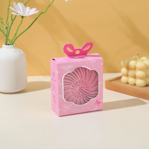 Bowknot Series - Double-headed Telescopic Bath Brush
