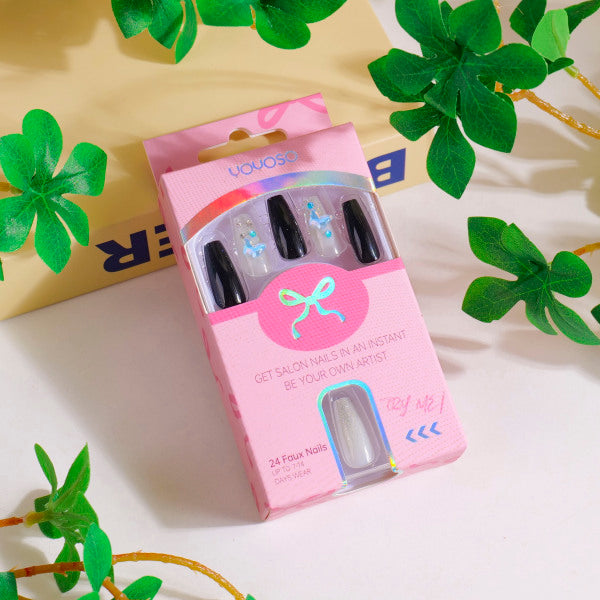 Bowknot Series - Moonlight Jewel Press-on Nails
