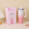 HS-BWB6001 Fashion Ice King Thermos Bottle 1200ml - Pink Gradient