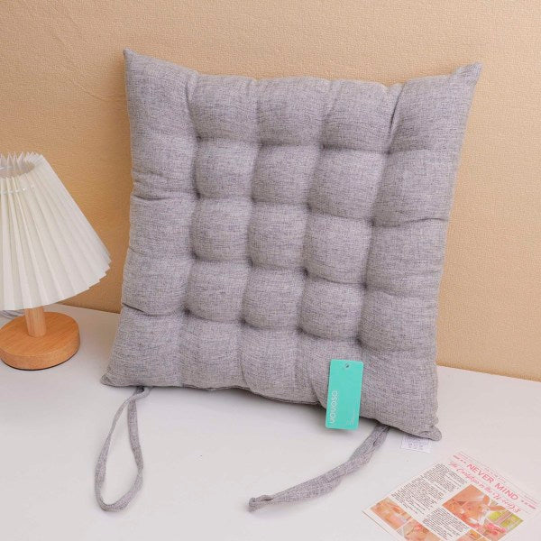 Minimalist Solid Color Seat Cushion 1 – Gray
