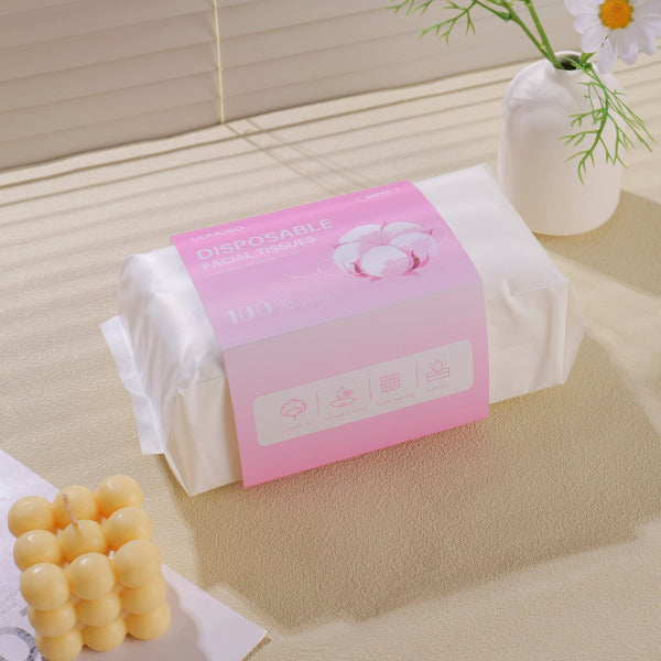 Skin-Friendly Pearl-Texture Facial Tissues (60pcs)