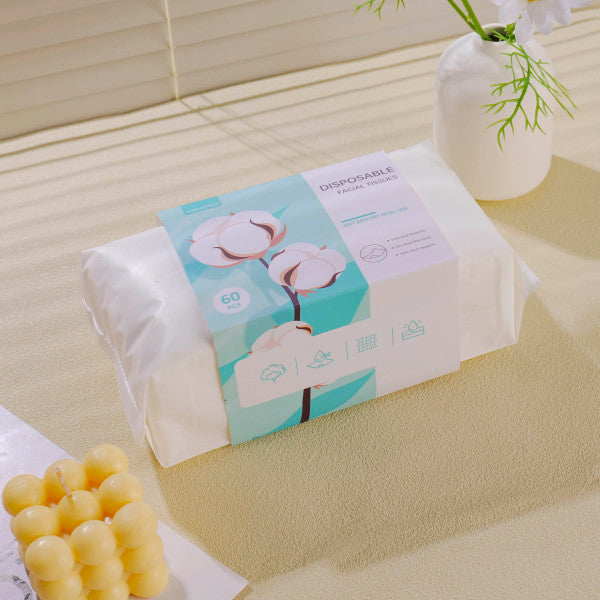 Soft Pearl-Texture Facial Tissues (60pcs)