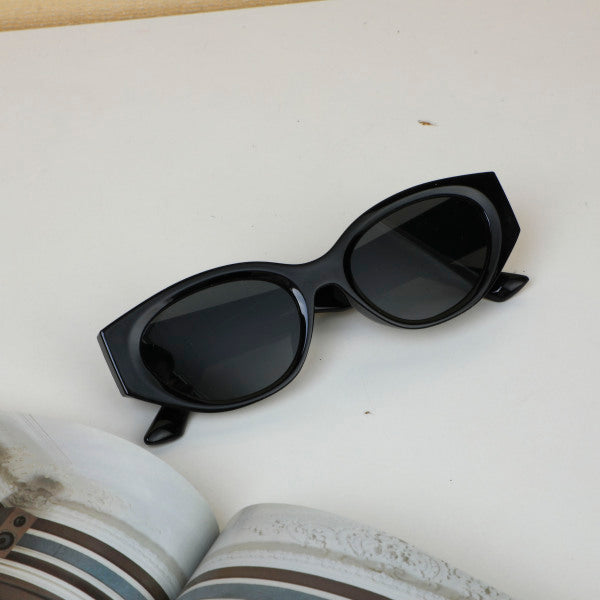 Cat Eye Women's Sunglasses - Black