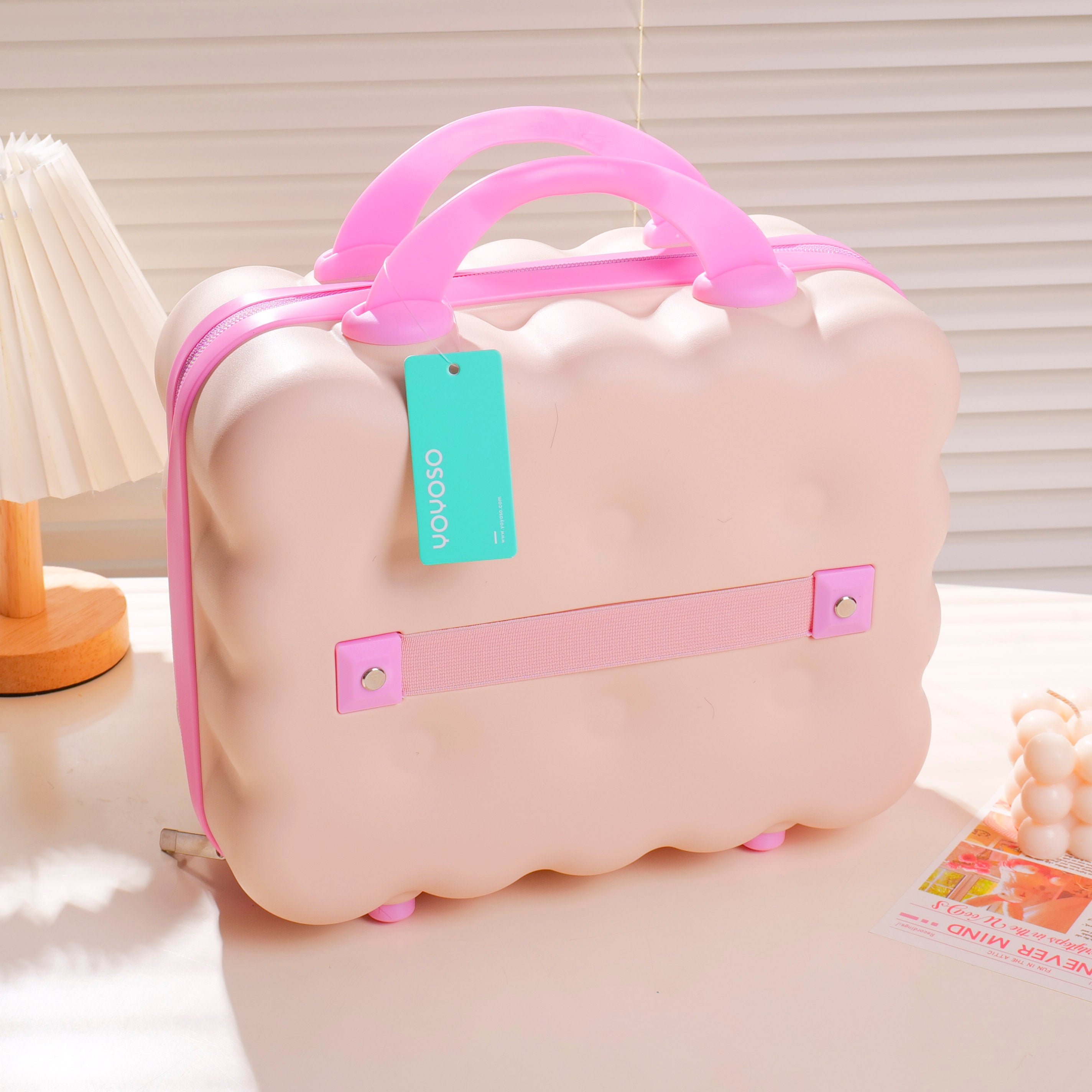 Square Small Suitcase – Beige