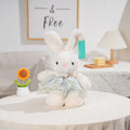 HY-MR8006 Blue Dress Rabbit Plush Toy – 30cm