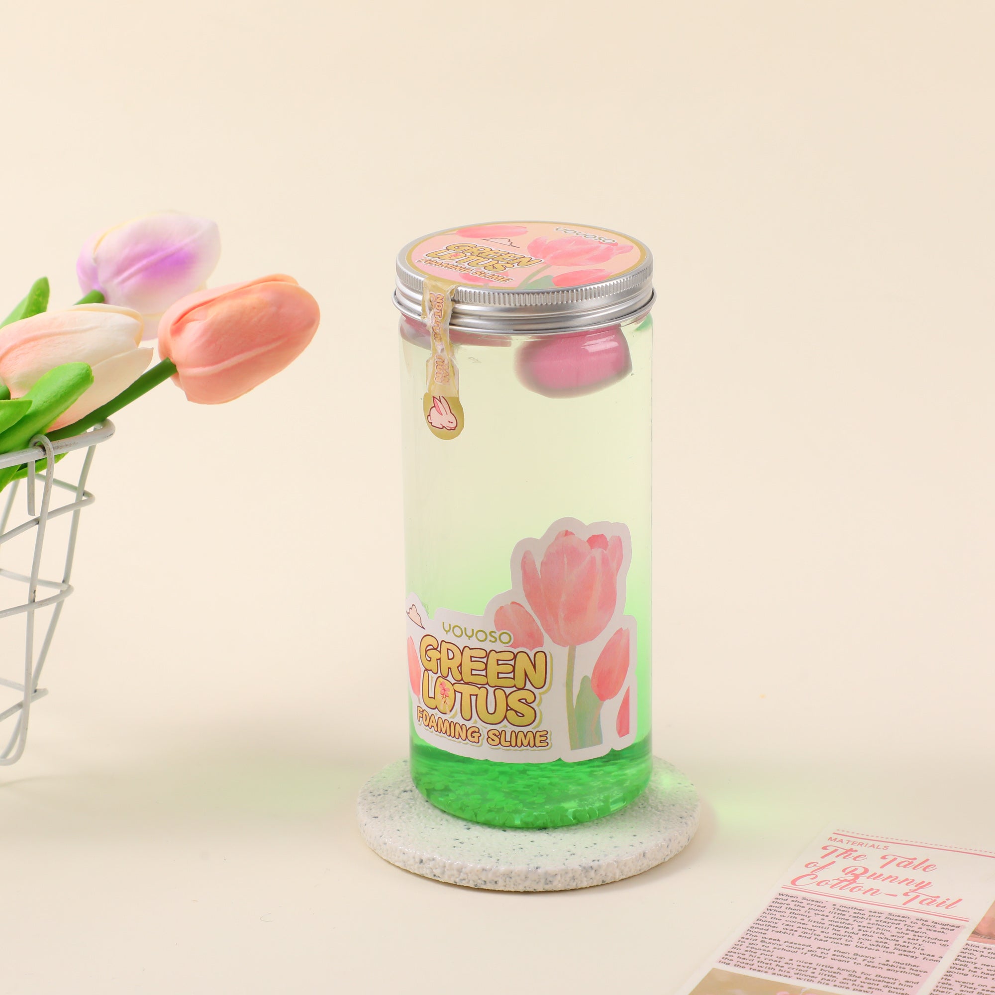 8028 Green Lotus Foaming Slime